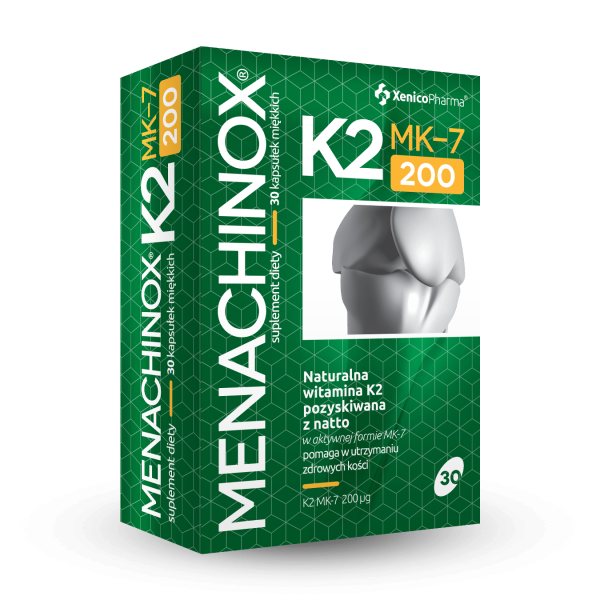 MENACHINOX K2 MK-7 200 mcg: 30 kapsułek