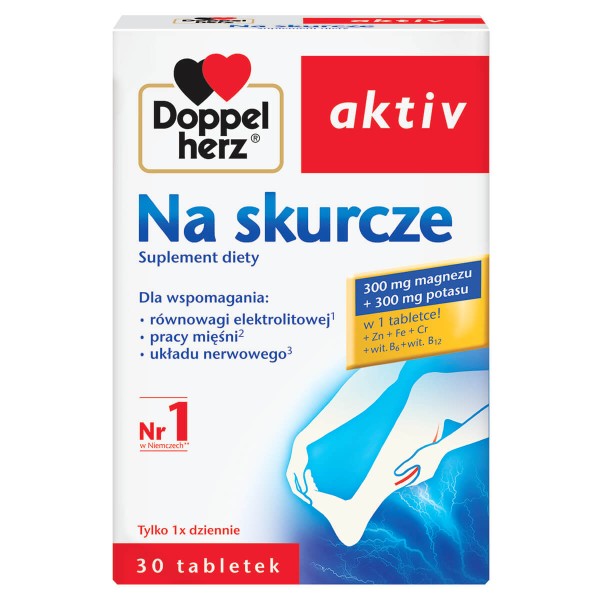 DOPPELHERZ AKTIV NA SKURCZE: 30 tabletek