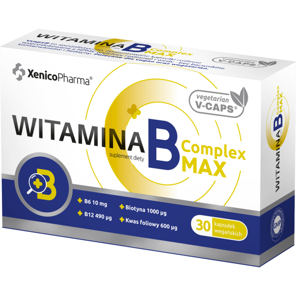 WITAMINA B COMPLEX MAX: 30 kapsułek