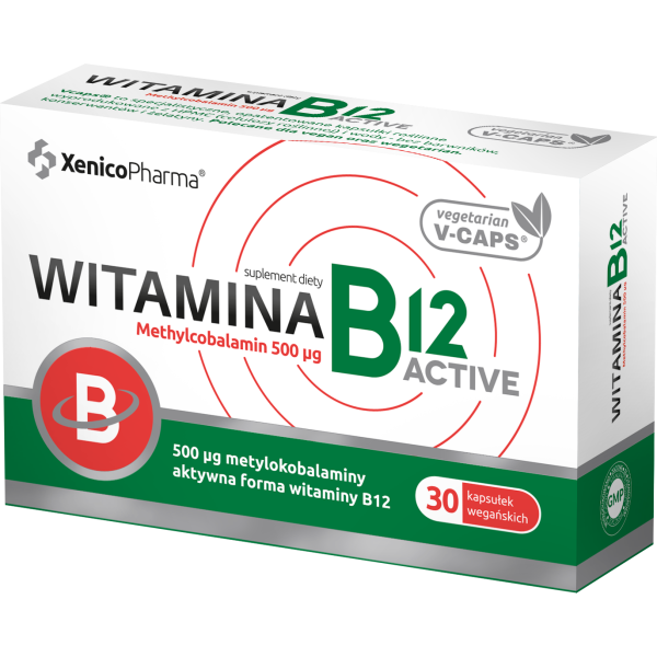 WITAMINA B12 ACTIVE 30 kapsułek