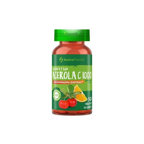 XENIVIT BIO ACEROLA  C 1000: 30 tabletek do ssania