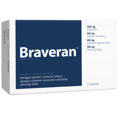 BRAVERAN 8 tabletek