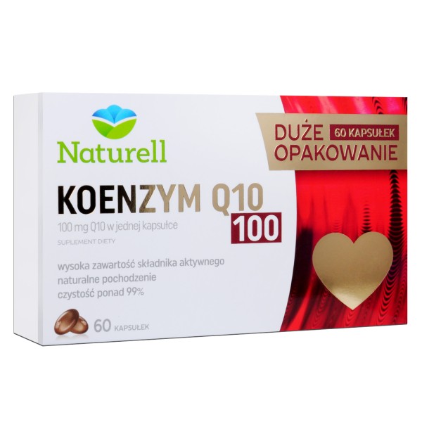 NATURELL KOENZYM Q10 100 60 kapsułek