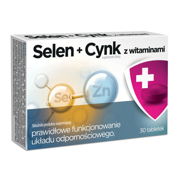 SELEN + CYNK Z WITAMINAMI 30 tabletek