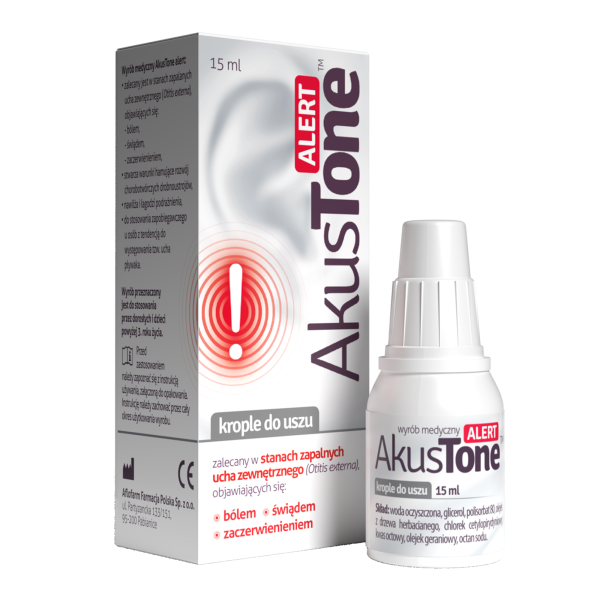 AKUSTONE ALERT KROPLE DO USZU 15 ml