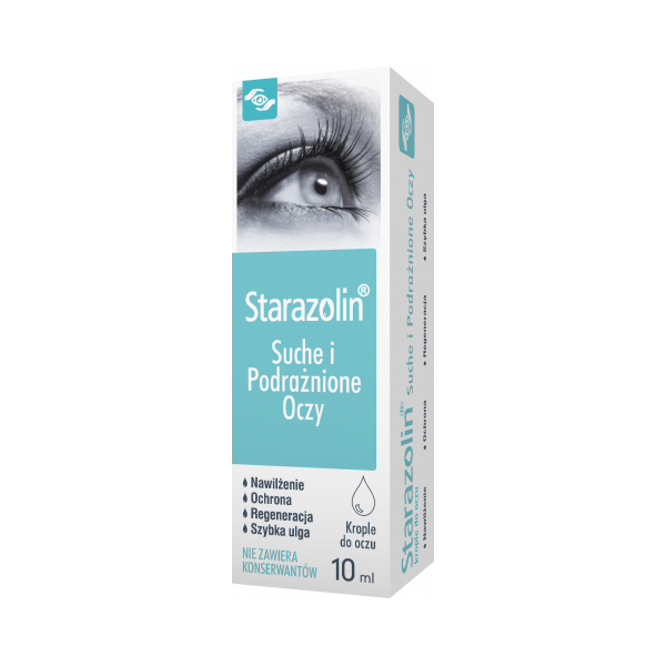 STARAZOLIN SUCHE I PODRAŻNIONE OCZY 10 ml