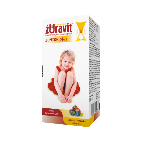 ŻURAVIT JUNIOR PLUS SMAK OWOCÓW LEŚNYCH 100 ml syrop