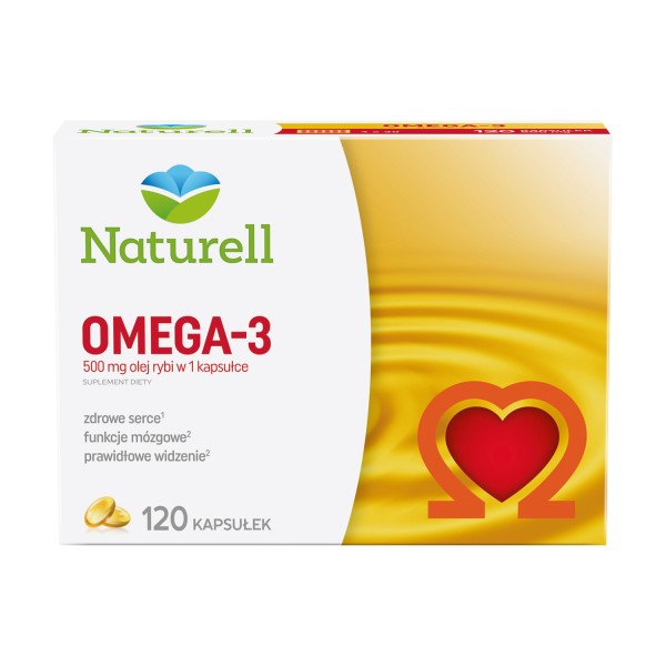 NATURELL OMEGA-3 500 mg 120 kapsułek