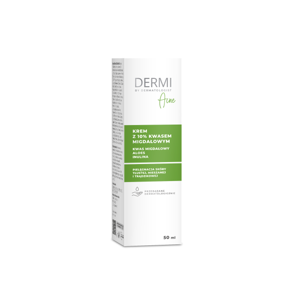 DERMI ACNE KREM Z 10% KWASEM MIGDAŁOWYM 50 ml