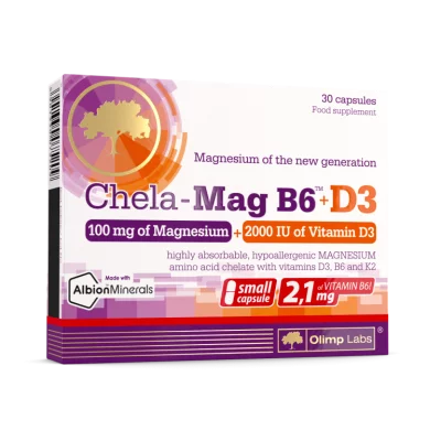 CHELA-MAG B6+D3 30 kapsułek
