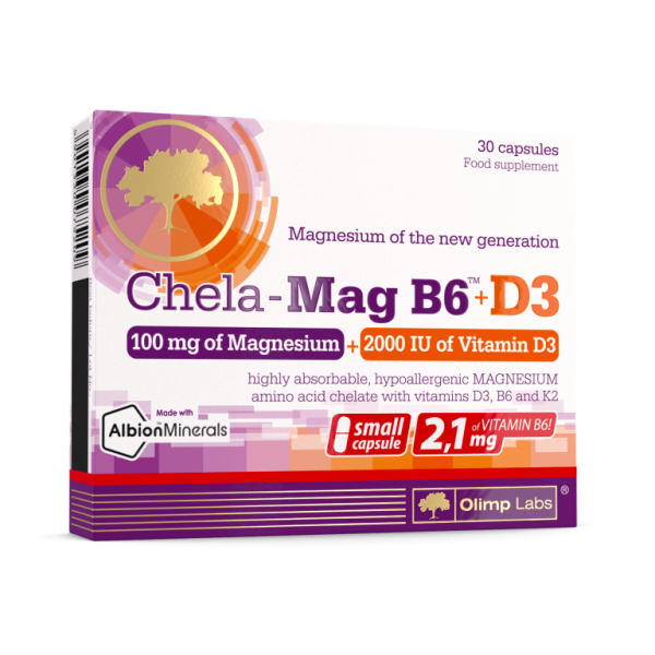 CHELA-MAG B6+D3 30 kapsułek