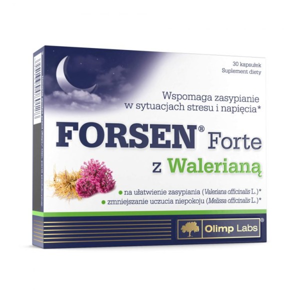 FORSEN FORTE Z WALERIANĄ 30 kapsułek