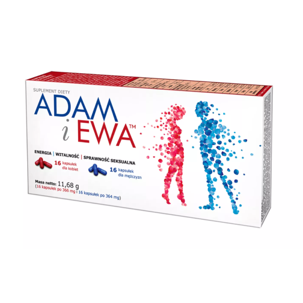 ADAM I EWA ENERGIA 16 kapsułek dla kobiet + 16 kapsułek dla mężczyzn