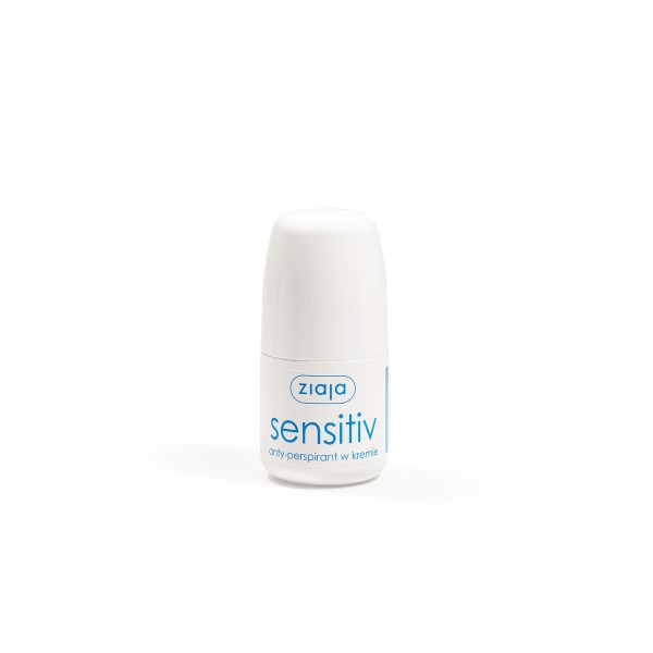 ZIAJA ANTY-PERSPIRANT W KREMIE SENSITIV roll-on 60 ml