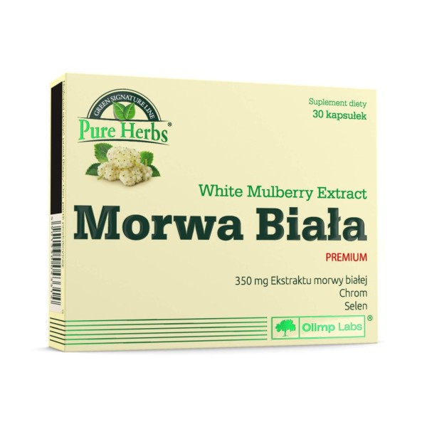 MORWA BIAŁA PREMIUM: 30 kapsułek