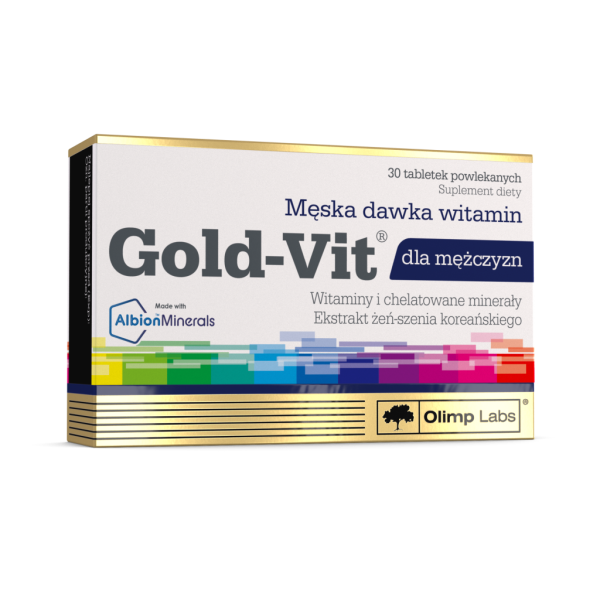 GOLD-VIT DLA MĘŻCZYZN: 30 tabletek