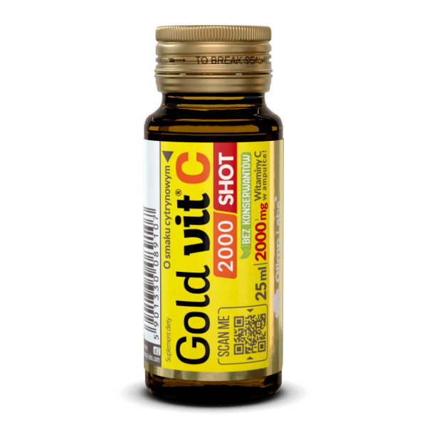 GOLD-VIT C 2000 SHOT 25 ml: smak cytrynowy