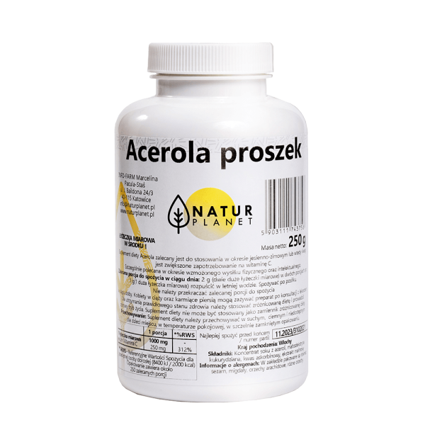 ACEROLA PROSZEK 250 g