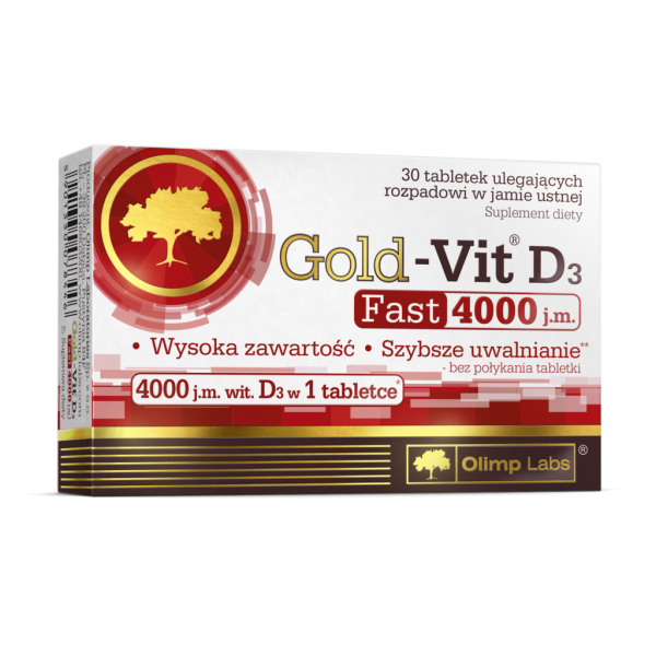 GOLD-VIT D FAST 4000 j.m.: 30 tabletek