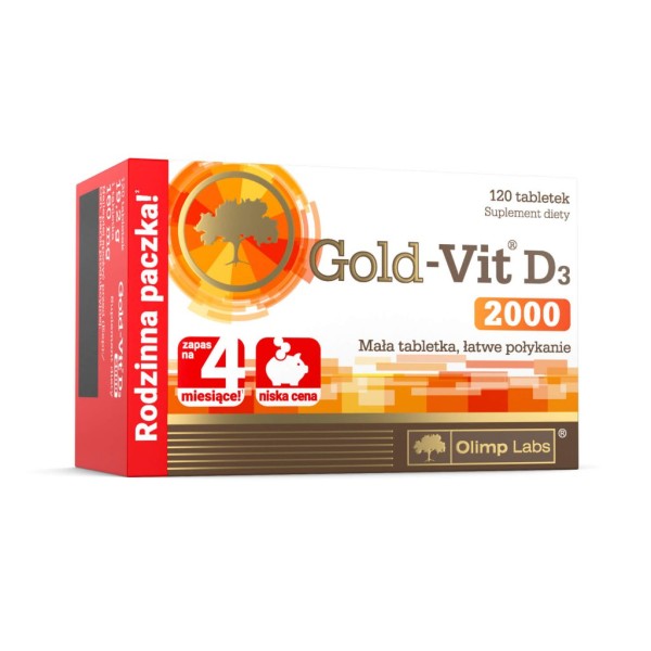 GOLD-VIT D3 2000 j.m 120 tabletek