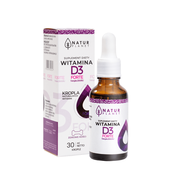 WITAMINA D3 FORTE 2000 IU: 30 ml krople