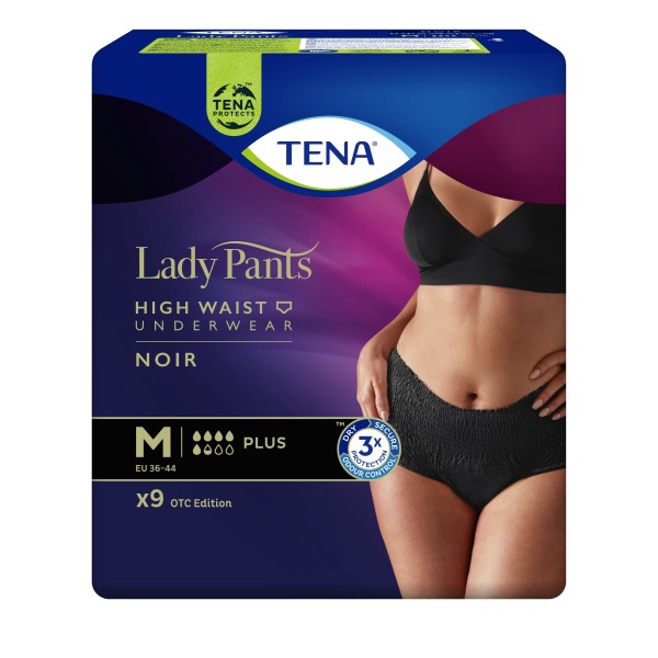 TENA Lady Pants Plus Noir M x 9 szt.