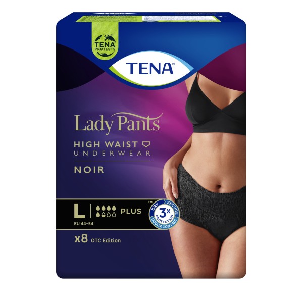 TENA Lady Pants Plus Noir L x 8 szt.