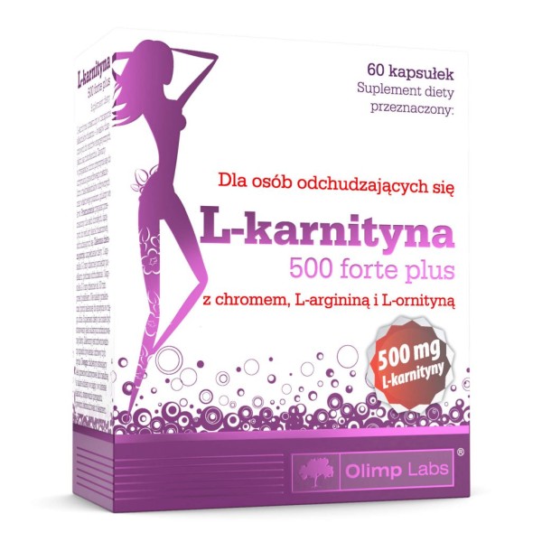 L-KARNITYNA 500 FORTE PLUS 60 kapsułek