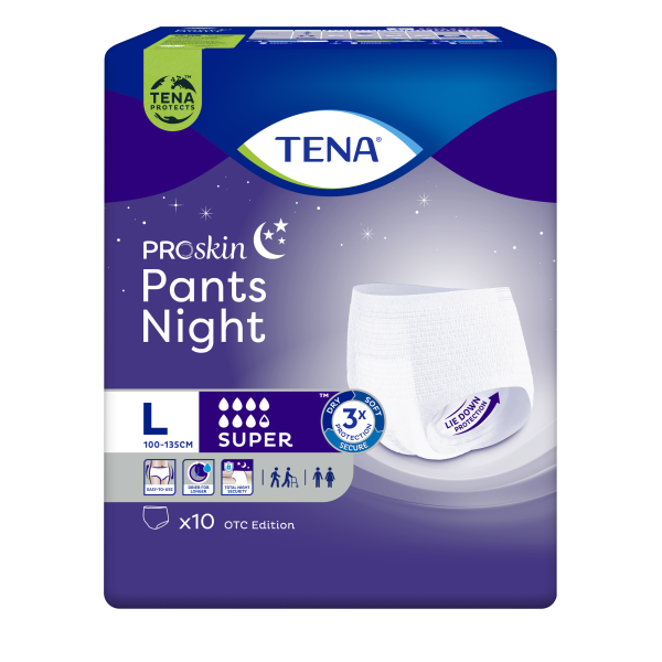 TENA Pants ProSkin Super Night L x 10 szt.