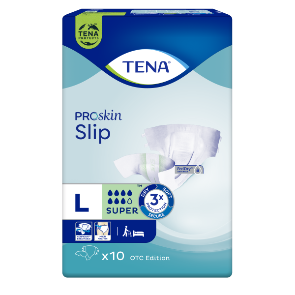 TENA SLIP ProSkin Super L x 10 szt.