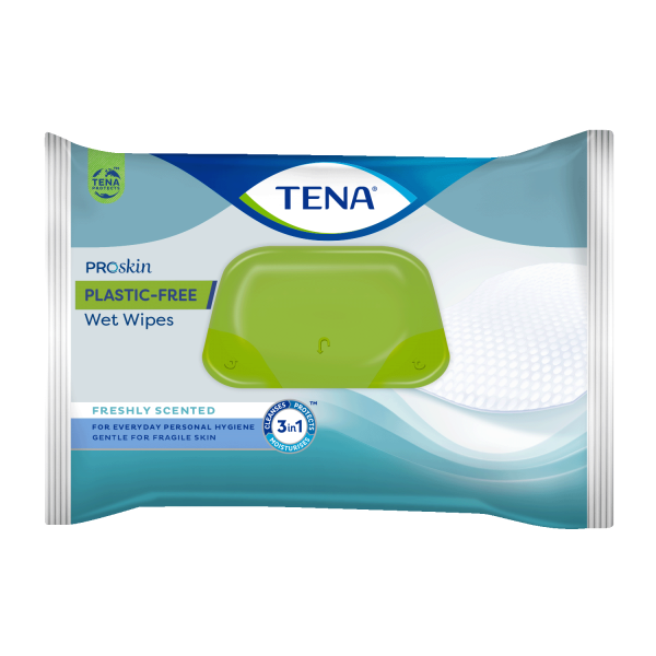 TENA Wet Wipes chusteczki Plastic Free 48 szt.