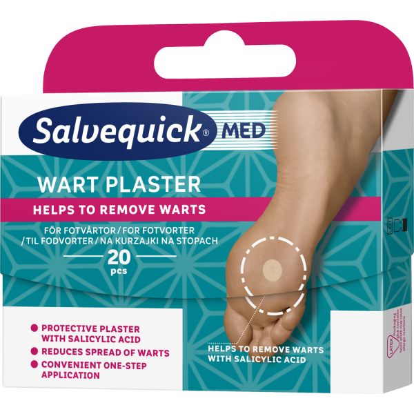 SALVEQUICK WART PLASTRY: NA KURZAJKI 20 sztuk