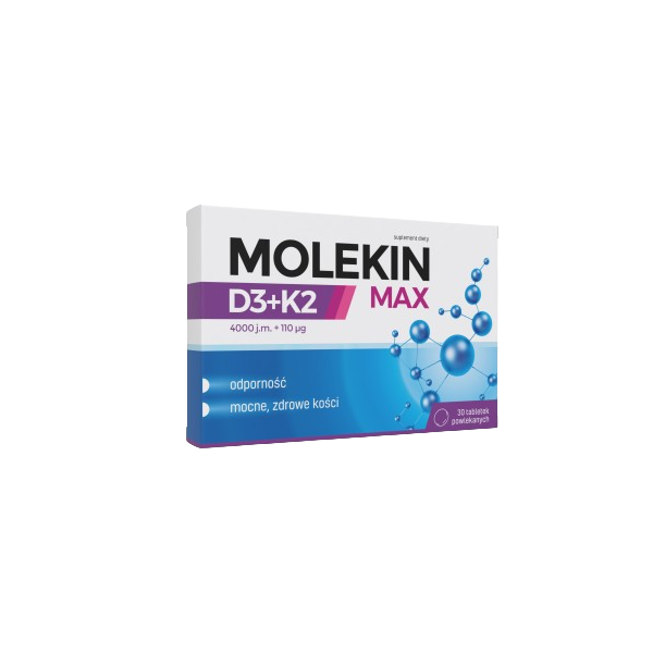 MOLEKIN D3+K2 MAX 30 tabletek