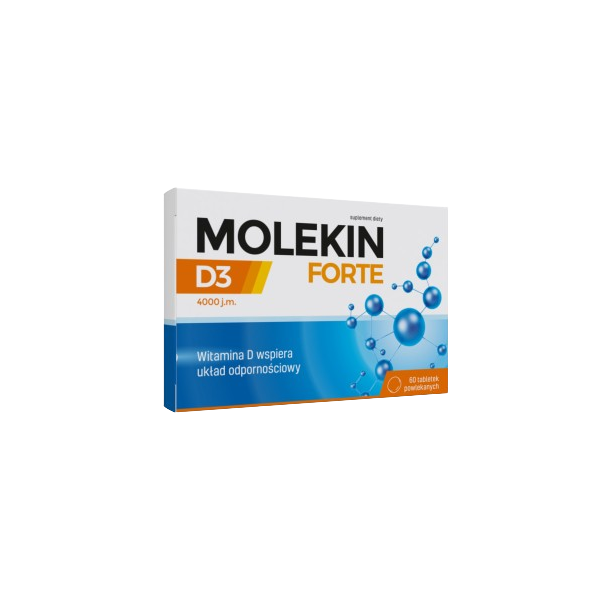MOLEKIN D3 FORTE 4000 j.m.: 60 tabletek