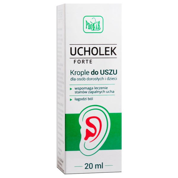 UCHOLEK FORTE KROPLE DO USZU 20 ml