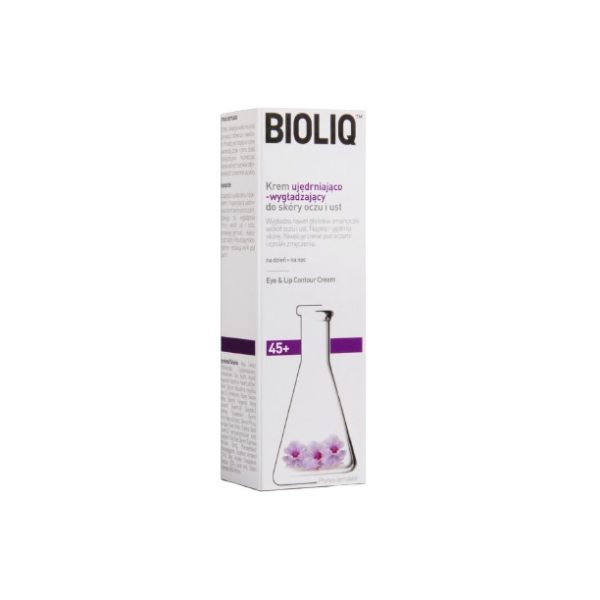 BIOLIQ 45+, KREM UJĘDRNIAJĄCO-WYGŁADZAJĄCY DO SKÓRY OCZU: I UST 15 ml