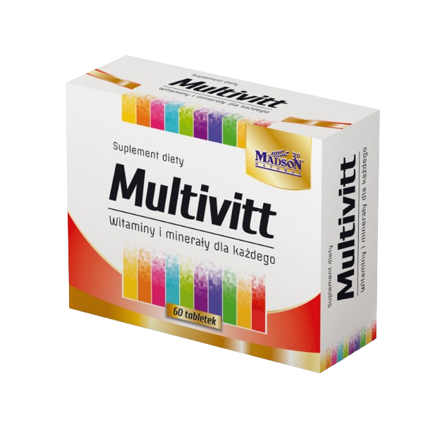 MULTIVITT 60 tabletek data ważności 02.2025