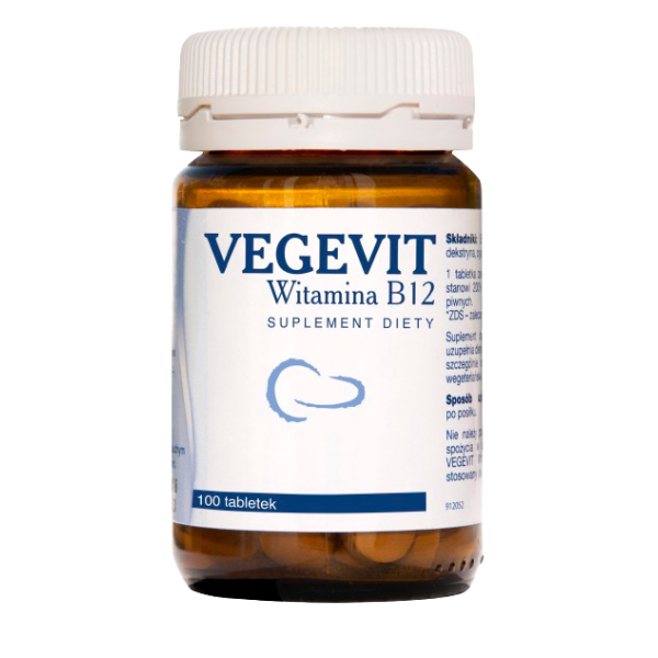 VEGEVIT WITAMINA B12: 100 tabletek