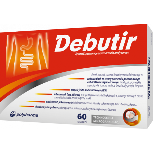 DEBUTIR 150 mg 60 kapsułek