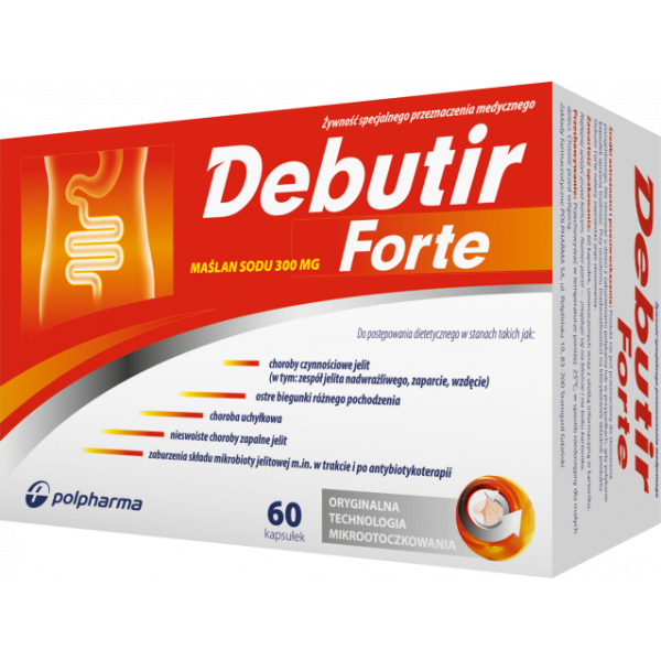 DEBUTIR FORTE 300 mg: 60 kapsułek