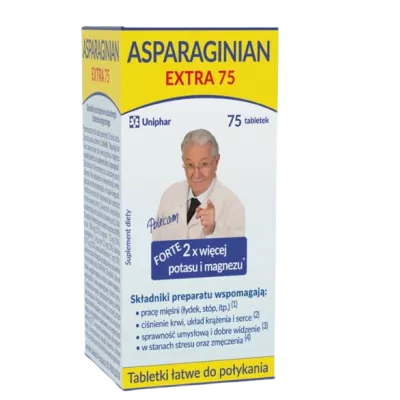 ASPARAGINIAN EXTRA 75 tabletek