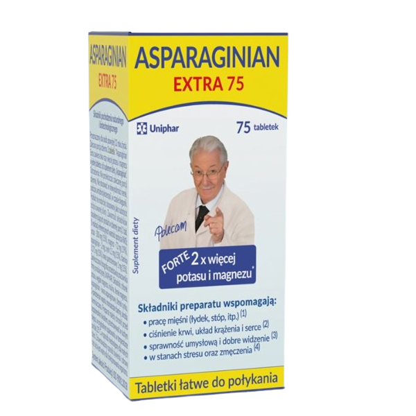 ASPARAGINIAN EXTRA 75 tabletek