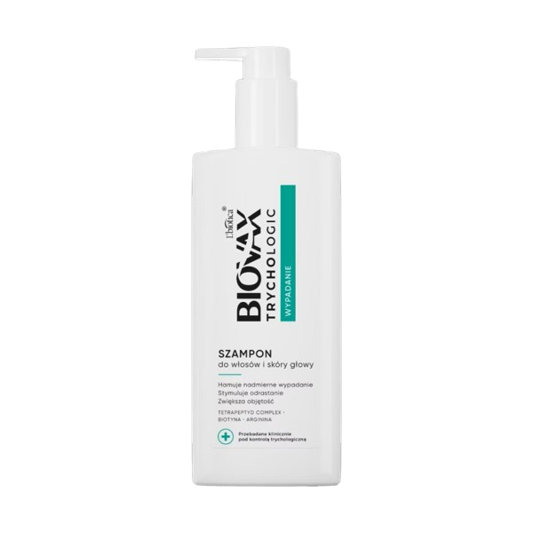 L'BIOTICA BIOVAX Trychologic Wypadanie Szampon do włosów i skóry głowy 200 ml