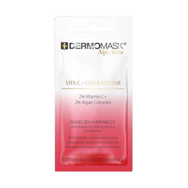 L'BIOTICA DERMOMASK NIGHT Active Vita C+ Odmładzanie 12 ml