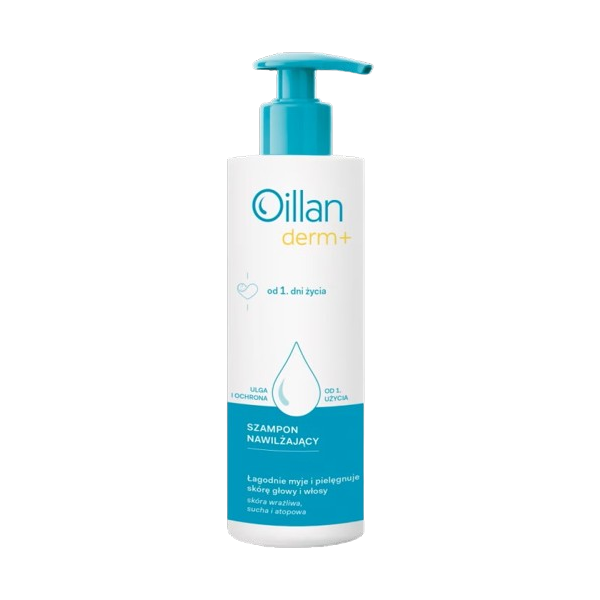 OILLAN Derm+: Szampon nawilżający 180 ml