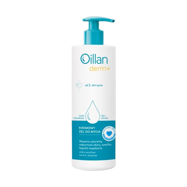 OILLAN Derm+: Kremowy żel do mycia 400 ml