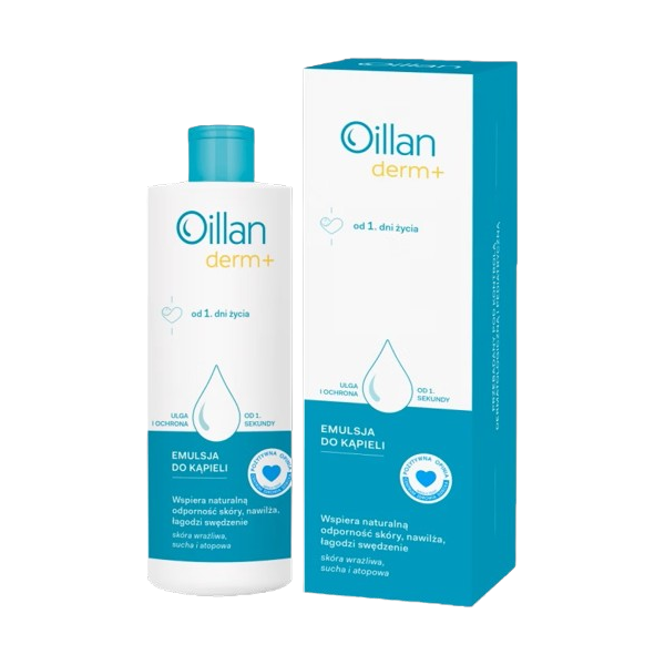 OILLAN Derm+: Emulsja do kąpieli 400 ml