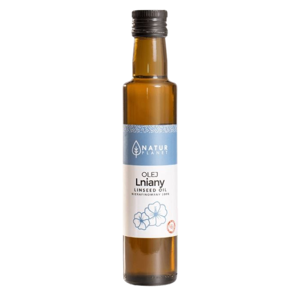 OLEJ LNIANY NIERAFINOWANY 250 ml