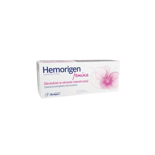 HEMORIGEN FEMINA 20 tabletek powlekanych