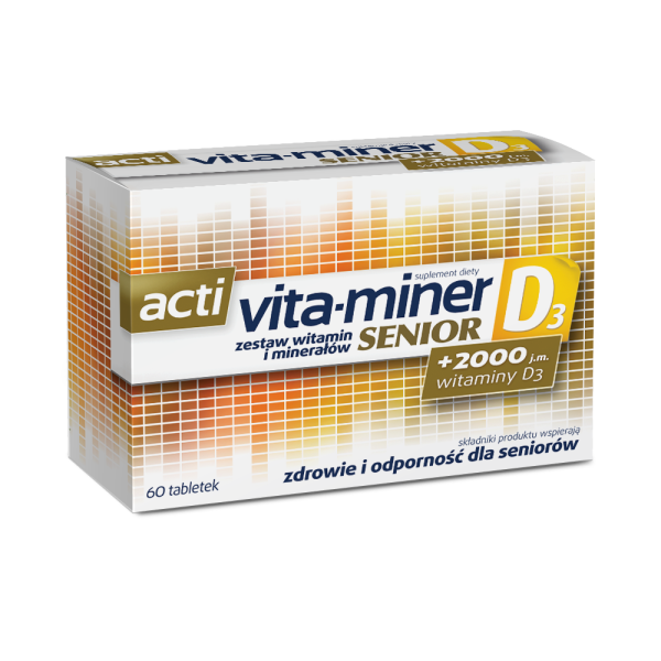 ACTI VITA-MINER SENIOR D3 60 tabletek